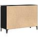 Credenza Nera in Rovere 104x35x70 cm in Legno Ingegnerizzato - Foto miniatura 6