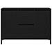Credenza Nera in Rovere 104x35x70 cm in Legno Ingegnerizzato - Foto miniatura 7