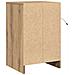 Comodino con luci LED Rovere Artisanale Legno ingegnerizzato - Foto miniatura 8