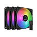 Ventola di Raffreddamento SickleFlow Edge 120 ARGB 12 cm per Case e Sistemi PC (Confezione da 3 pz) - Foto miniatura 1