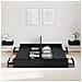 Struttura letto con contenitore Rovere nero 160 x 200 cm - Foto miniatura 4