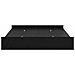 Struttura letto con contenitore Rovere nero 160 x 200 cm - Foto miniatura 6