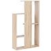 Libreria A 3 Ripiani Kahntah 163 Cm Marrone Chiaro - Foto miniatura 4