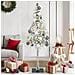 Albero di Natale con luci a strisce a LED Bianco 150 cm PE - Foto miniatura 2