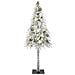 Albero di Natale con luci a strisce a LED Bianco 150 cm PE - Foto miniatura 3