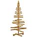 Albero di Natale in legno Marrone 120 cm Legno di pino massello - Foto miniatura 1