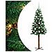 Albero di Natale snodato con 150 LED con supporto Verde 150 cm - Foto miniatura 1