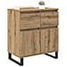 Credenza con cassetto Rovere artigianale 60 x 35 x 70 cm - Foto miniatura 3