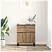 Credenza con cassetto Rovere artigianale 60 x 35 x 70 cm - Foto miniatura 4