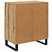 Credenza con cassetto Rovere artigianale 60 x 35 x 70 cm - Foto miniatura 8