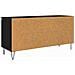 Mobile TV Rovere Nero 104 x 35 x 50 cm Legno multistrato - Foto miniatura 8