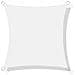 5x5 m Vela Ombreggiante Impermeabile Nylon Bianco Ombra da Giardino - Foto miniatura 1
