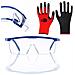 Occhiali Protettivi Trasparenti E Guanti Da Lavoro L / 10 - Protezione E Comfort | Materiale Resistente | Certificazione En-166 - Foto miniatura 1