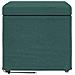 Pouf Verde Scuro 41 x 41 x 40 cm Tessuto e Legno Ingegnerizzato - Foto miniatura 4
