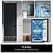 GBBS726BEV Frigorifero combinato Fit & Max 60cm, Classe B, 375L, AI Inverter, Black Steel - Foto miniatura 8
