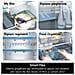 GBBS726BEV Frigorifero combinato Fit & Max 60cm, Classe B, 375L, AI Inverter, Black Steel - Foto miniatura 13