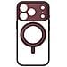 Cover per iPhone 17 Pro - TPU+PC, Vino, Con Soporte - Foto miniatura 2