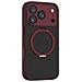 Cover per iPhone 17 Pro - TPU+PC, Vino, Con Soporte - Foto miniatura 1