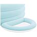 Float Lounge da Piscina con Tenda Azzurro Chiaro e Bianco - Foto miniatura 6