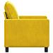 Divano Giallo 76 x 81 x 87,5 cm Velluto - Foto miniatura 4