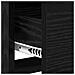 Mobile TV 100 x 33 x 47 cm Rovere Nero Legno ingegnerizzato - Foto miniatura 7