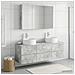 Set di mobili per il bagno 4 pcs Grigio Cemento - Foto miniatura 4
