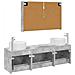 Set di mobili per il bagno 4 pcs Grigio Cemento - Foto miniatura 8