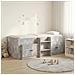 Struttura Letto Loft con Mobile con porta 3 pz Grigio Cemento - Foto miniatura 2