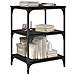 Supporto per Stampante Rovere Nero 50 x 41 x 75 cm - Foto miniatura 4