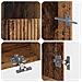 Mobile TV LED a 5 pezzi Legno antico Legno ingegnerizzato - Foto miniatura 2