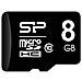 MICRO SECURE DIGITAL MEMORY CARD 8GB SP008GBSTH010V10-SP Class10 + adattatore Silicon Power - Foto miniatura 4