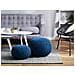 Pouf Poggiapiedi In Tessuto Blu 50 X 35 Cm Conrad - Foto miniatura 2