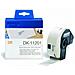 Etichette Dk11201 29mmx90mm Compatibili Bianche Rotolo Da 400 Pz Per Brother Ql1000 1050 1060 White Con Supporto - Foto miniatura 1