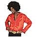Camicia Stile Disco Rossa Da Uomo - Taglia: Xl - Foto miniatura 1