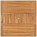 Tavolo Da Giardino 150x150x76 Cm In Legno Massello Di Teak - Foto miniatura 2