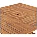 Tavolo Da Giardino 150x150x76 Cm In Legno Massello Di Teak - Foto miniatura 3