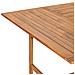 Tavolo Da Giardino 150x150x76 Cm In Legno Massello Di Teak - Foto miniatura 4