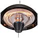 Riscaldatore Patio Da Soffitto Ka-5273 1500 W Alogeno Nero - Foto miniatura 7