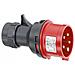 S51s30 Stecker 5p / 16a 400v / ip44/6h / rot (s51s30)  - Foto miniatura 1