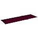 Cuscino Per Lettino Prendisole Rosso Vino 200x70x4cm In Tessuto - Foto miniatura 2