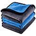 Microfibra Spugnette Automobile Guys 3pcs 840gsm 30x30cm Per Lautomobile O Lavaggio Del Motociclo Asciugatura Lucidatura E Ceratura Pulizia Del Vetro Mobili O Pavimento Ecc Grey Blu - Foto miniatura 1