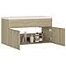 Mobile Bagno con Lavabo Integrato Rovere Sonoma in Truciolato - Foto miniatura 4