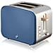 St14610bluneu Tostapane Con Fessura Larga 2 Fette Design Moderne Nordic 900w Blu - Foto miniatura 1