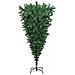 Albero di Natale Capovolto con Supporto Verde 240 cm in PVC - Foto miniatura 3