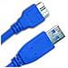 2.0m USB 3.0 A-micro B, 3.0, USB A, Micro-USB B, 9-pin, Sacchetto di politene - Foto miniatura 1
