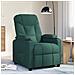 Poltrona Massaggiante Verde Scuro in Tessuto - Foto miniatura 4