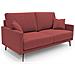 Saturno Divano Lineare In Tessuto Impermeabile T03 Rosso - Foto miniatura 7