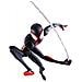 Spider-man: Across The Spider-verse S. h. Figuarts Action Figure Spider-man (miles Morales) 15 Cm - Foto miniatura 1