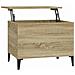 Tavolino Salotto Rovere Sonoma 60x44,5x45 Cm Legno Multistrato - Foto miniatura 1