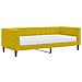 Divano Letto Con Materasso Giallo 90x200 Cm In Velluto - Foto miniatura 1